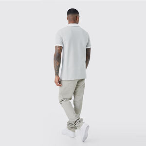 Diseño Personalizado 2025, Poliéster/Algodón Antiarrugas, Estampado para Prendas de Moda de Alta Calidad, Corte Ajustado, Transpirable y Cómodo, con Cuello - Product Image 4