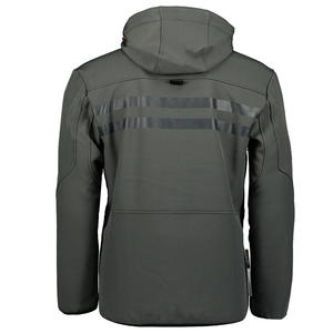 Nueva llegada chaqueta de viaje de poliéster transpirable para hombres, ropa de trabajo y exteriores Softshell personalizada, bolsillos interiores de malla ventilados - Product Image 4