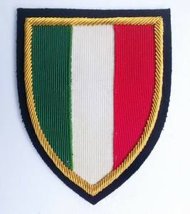 Chaqueta personalizada de alta calidad, Cresta de tela, escudo magnético hecho a mano, logotipo bordado, estilo cosido, Bandera de latón de hierro, insignias de lentejuelas - Product Image 2