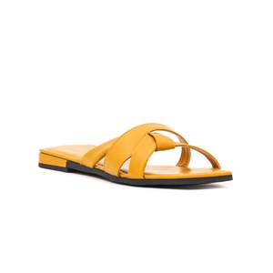 Zapatilla deportiva formal amarilla FR8046 - Product Image 2