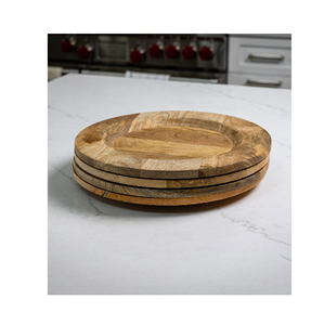 Produit Offre Spéciale Assiettes de présentation en bois d'acacia Assiettes de présentation en bois de manguier de qualité supérieure 2 set - Product Image 6