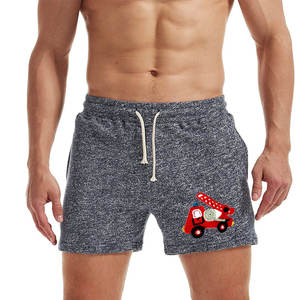 100% coton fait vêtements d'été hommes appliques Shorts/concevoir votre propre couleur personnalisée hommes appliques Shorts - Product Image 5