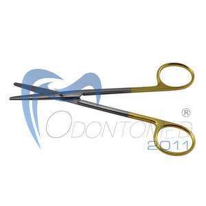 กรรไกรผ่าตัดเมทเซนบาุม Odontomed 2011 คุณภาพสูง ผลิตจากเหล็กกล้าไร้สนิม ขนาด 7 1/2 นิ้ว ปลายทู่/ปลายตรง ชุดเครื่องมือ - Product Image 2