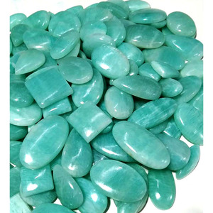 Amazonita Natural, Piedra Preciosa Suelta, Feldespato Azul Verdoso, Cabujón, Piedra de Joyería Pulida al por Mayor - Product Image 3
