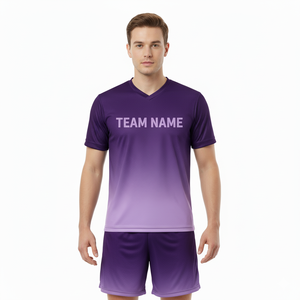 Conjunto de Uniforme de Fútbol Personalizado, Pantalones Cortos y Camiseta Transpirables de Secado Rápido, Antibacterianos, 100% Poliéster, Ropa Deportiva con Impresión Digital - Product Image 6