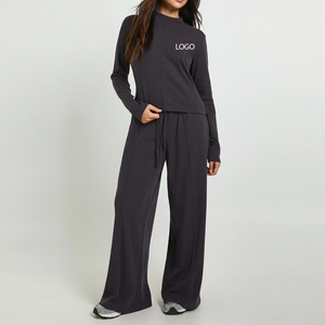 Estilo casual y moderno para mujer con diseño de logotipo personalizable / Mangas largas y diseño de cuello redondo, diseño casual con cintura elástica - Product Image 1