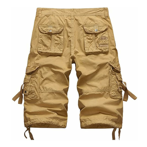 Shorts cargo décontractés pour hommes en coton 100% à séchage rapide, écologiques, solides, vente en gros personnalisée OEM, respirants, très vendus en été - Product Image 5