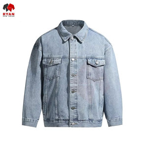 Chaqueta Vaquera de Moda para Hombre, Color Personalizado, Talla Personalizada, Servicios OEM y ODM, Venta al por Mayor de Fábrica - Product Image 4