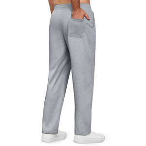 High Quality <b>Men's</b> <b>Summer</b> Sweatpants Washed Straight Curved Breathable Quick Dry <b>Lightweight</b> Knitted Drawstring Custom <b>Trouser</b> - Product Image 1