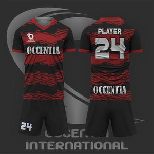 Uniformes Deportivos Cortos Transpirables de Secado Rápido, Tallas Grandes, Fabricación en Pakistán, Servicio OEM, Conjuntos de Ropa Deportiva de Fútbol de Poliéster - Product Image 2