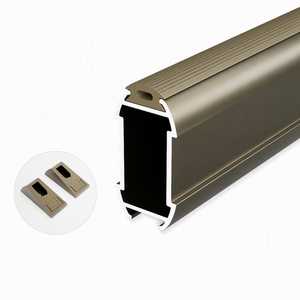 Aluminium Alloy Modern Bedroom Wardrobe <b>Hanging</b> Rod <b>Clothes</b> Rail with Flange Fittings <b>Wall</b>-<b>mounted</b> Durable - Product Image 3