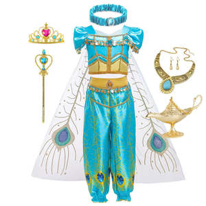 Costumes de cosplay de la princesse Jasmine Aladdin - Product Image 1