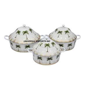 Stainless Steel <b>Food</b> <b>Warmer</b> Round Shape Tabletop Designer Casserole Hot Selling Wedding Buffer Metal Hotpot - Product Image 4