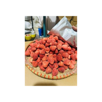 Veganistische Vriendelijke Gevriesdroogde Aardbeienchips Natuurlijke Hele Fruitsnack Geen Toegevoegde Suiker Geen Conserveermiddelen Ideaal