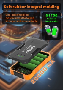 แบตสำรองกันน้ำพก<span class=keywords><strong>พา</strong></span>ขนาด 20000mAh รองรับการชาร์จเร็ว 65W และชาร์จไร้สาย 15W สำหรับแล็ปท็อปและโทรศัพท์ - Product Image 3