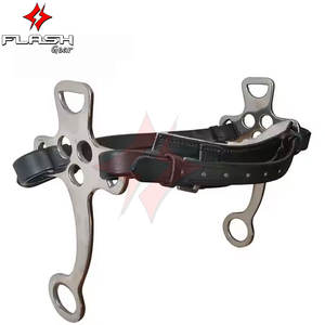 Weaver Browband personnalisé Hackamore Bride Bit Rembourrage souple En Acier Inoxydable Hackamore Culotte Allemand Argent Bit - Product Image 3