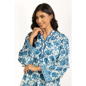 Conjunto de Algodón y Viscosa IUSTTS-1369, Blusa Casual de Crepé con Mangas Tres Cuartos para Primavera/Verano - Product Image 5