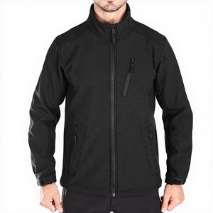 Formal Stand Collar <b>High</b> <b>Visibility</b> Yellow Safety Workwear Unisex Autumn Canvas <b>Softshell</b> <b>Jacket</b> OEM Compliant Waterproof - Product Image 1
