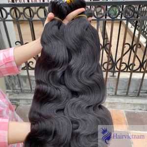 Cheveux vietnamiens Body Wave de haute qualité, tissage professionnel, cheveux humains vierges bruts à double trame, longueur OEM de toutes les couleurs - Product Image 5