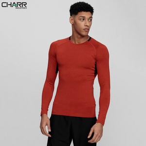 T-shirt à manches longues en coton avec logo personnalisé au meilleur prix Nouvelle arrivée pour homme - Product Image 2