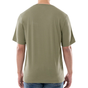 Camiseta de Punto Personalizada OEM de Lujo para Hombre, Talla Grande, 220 GSM, Algodón Transpirable de Secado Rápido, Camisetas Lisas de Alta Calidad - Product Image 6