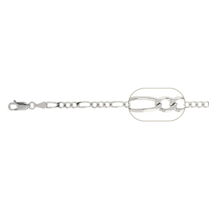 Handmade Stylish Italian Fashionable 925 <b>Sterling</b> <b>Silver</b> Figaro <b>Chain</b> High Quality Wedding Engagement Necklace Gift - Product Image 1