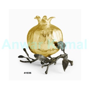 Florero de Metal hecho a mano con forma única de lujo para decoración del hogar, maceta central de Mesa para boda - Product Image 2
