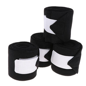 Vendas de polo duraderas de forro polar y neopreno de alta calidad, vendaje de pierna de caballo con logotipo personalizado para caballos de carreras - Product Image 3