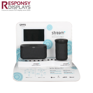 Acrylic Countertop hiển thị đứng với màn hình kỹ thuật số cho loa đặt giới thiệu trong cửa hàng điện tử và cửa hàng bán lẻ hiển thị - Product Image 1