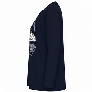 Novedades, Sudaderas Casuales Azules con Logotipo Personalizado para Mujer, Sudaderas Cálidas de Invierno, Estilo Urbano, Ecológicas - Product Image 3