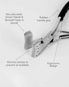 คีมต่อผมแบบเทปสแตนเลสอย่างดี คีมต่อผมแบบมีโลโก้สั่งทำ - Product Image 2