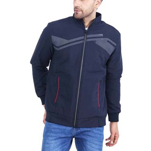 Chaqueta Bomber Personalizada con Cierre de Cremallera y Cuello Alto para Hombre, Estilo Casual Urbano de Otoño con Logotipo Frontal - Product Image 6