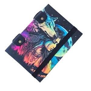 Hardcover Spiral Journal <b>Notebook</b> with Metal Closure <b>Plain</b> Pages Compact Size for Best Price Size 7 x 5 Inch - Product Image 4