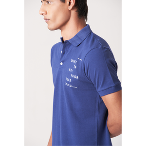 Royal Blue Solid for Polo-Camiseta para hombre - Product Image 5