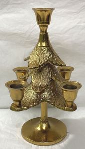 เชิงเทียนสไตล์ต้นคริสต์มาสสำหรับตกแต่งบ้านเทศกาลคริสต์มาสและตามฤดูกาล - Product Image 2