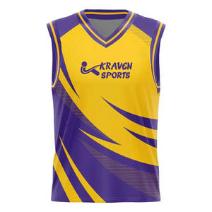 Maillot de basket-ball professionnel à col en V, respirant, vêtements de sport, maillot de basket-ball - Product Image 1