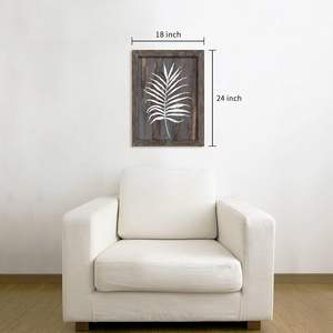 <b>Wooden</b> Plant Wall Art Print Nature Inspired Botanical <b>Wooden</b> Wall Decor - Product Image 5