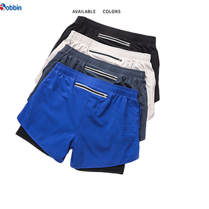 Shorts de sport 2 en 1 avec doublure plus longue, shorts personnalisés pour hommes, shorts de course, entraînement en plein air, short de sport pour hommes avec poche - Product Image 6