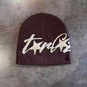 Gorro de punto de Jacquard a la moda con logotipo personalizado, gorro de moda hip-hop de calle con estilo, bordado 3D, tamaño libre, calidez para clima frío - Product Image 5