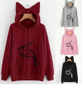 Saison d'hiver Plus Size Custom Track Suit Acid Wash Street Style Printed Women's Loose Fit 100% Cotton Quick-Drying Breathable - Product Image 1