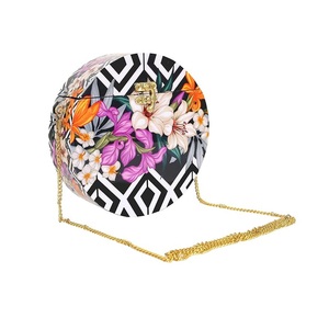 Bolso de mano de madera marrón para fiesta femenina, bolso de mano de resina, bolso de acrílico, bolso bandolera para mujer, bolsos de novia - Product Image 4