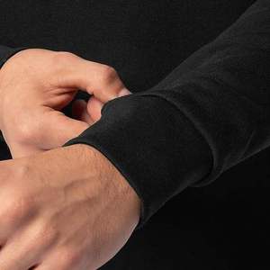 Sweat-shirts unis en gros pour hommes, coton mélangé, manches longues, best-seller, vente chaude, nouveau style - Product Image 4