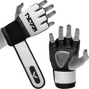 Gants de MMA de style le plus récent pour la boxe, haute qualité, service OEM, gants demi-doigts en cuir, fabrication professionnelle. - Product Image 2