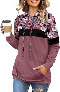 Sweat-shirt de sport pour femme, imprimé graphique, broderie personnalisée, pull élégant, confortable, doux, chaud, streetwear décontracté, mode quotidienne - Product Image 2