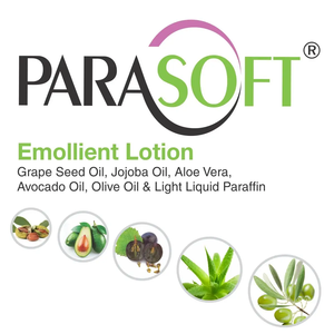 Loción emoliente Parasoft, crema facial de 100ml con ingredientes naturales, parafina líquida para piel seca - Product Image 3
