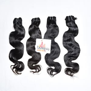 Extensiones de cabello humano tejido libre procesamiento químico alineado cutícula proveedores de onda profunda sin procesar 100% vietnamitas al por mayor - Product Image 1