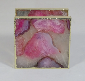 Alta calidad multicolor promocional varios patrones ágata servilletero hogar y cocina posavasos bebida posavasos de piedra - Product Image 6