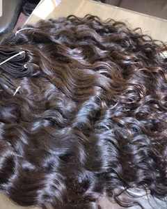 Auténtica máquina de pelo de templo VIRGEN DEL SUR DE LA India paquetes de trama peluca extensiones de cabello humano suministro directo de fábrica - Product Image 1