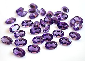 Amatista natural Oval 3x5mm Corte facetado-Amatista púrpura suelta Calidad superior - Product Image 3