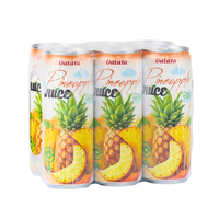 Jus d'ananas frais 100% sain OEM/ODM sans sucre ajouté 500ml en conserve stérilisée Vente en gros Haute Qualité